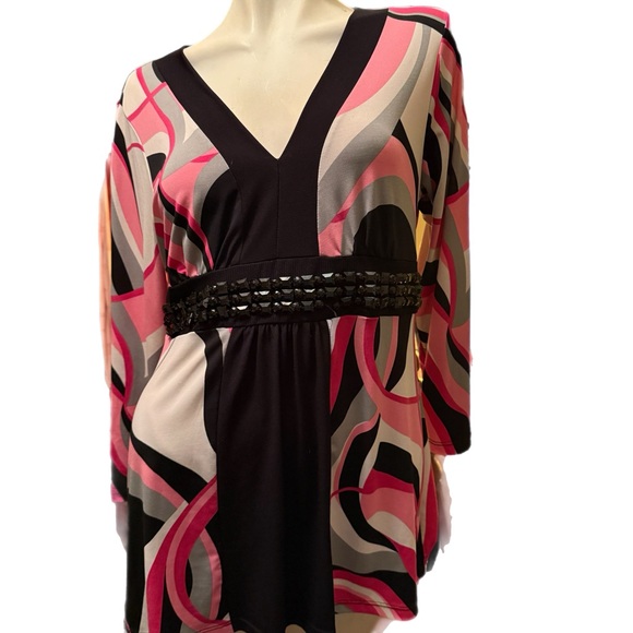 Studio 1940 Tops - Studio 1940 Pink and Black Top